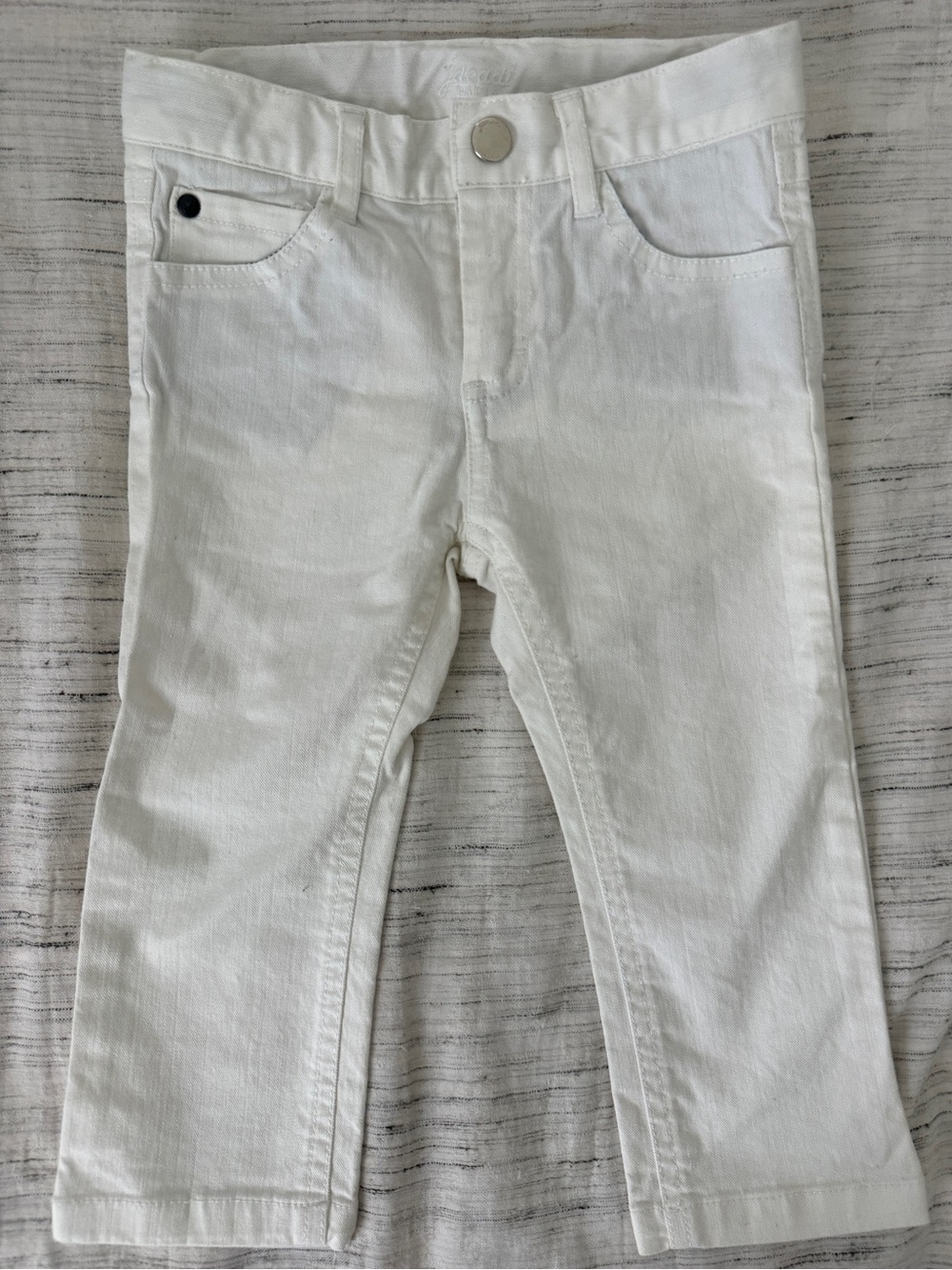 Jacadi White Boys/ Toddler Denim Pants